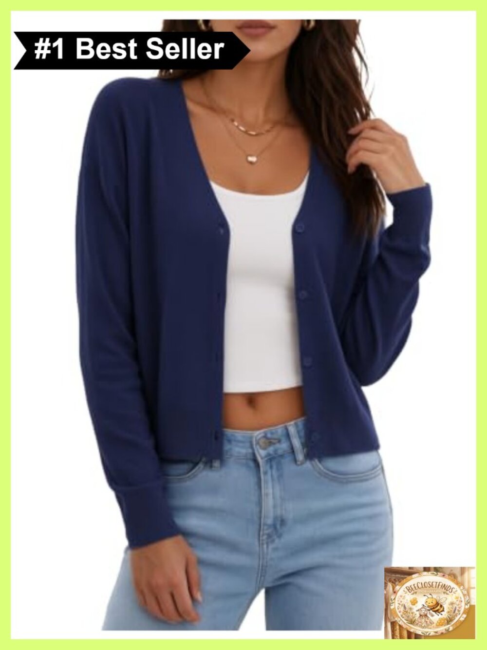 Women's Lightweight Soft Knit Button Down V-Neck Cardigan Sweater